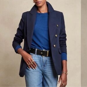 Banana Republic Blue Crew Neck Sweater
